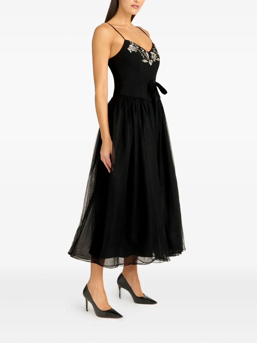 Cinq À Sept Freddie Midi Dress In Black