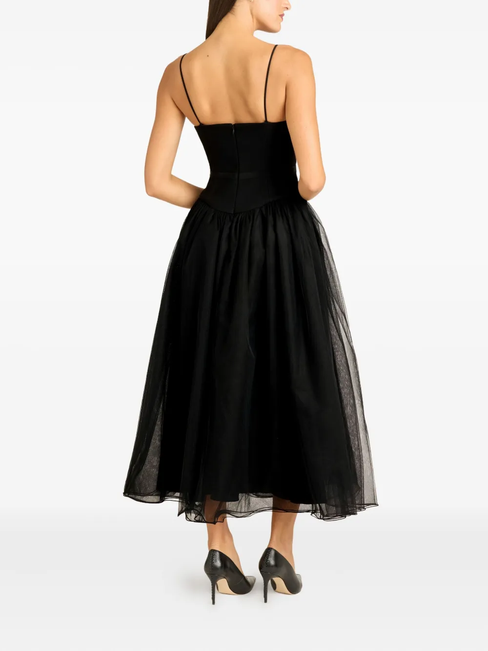 Cinq À Sept Freddie Midi Dress In Black