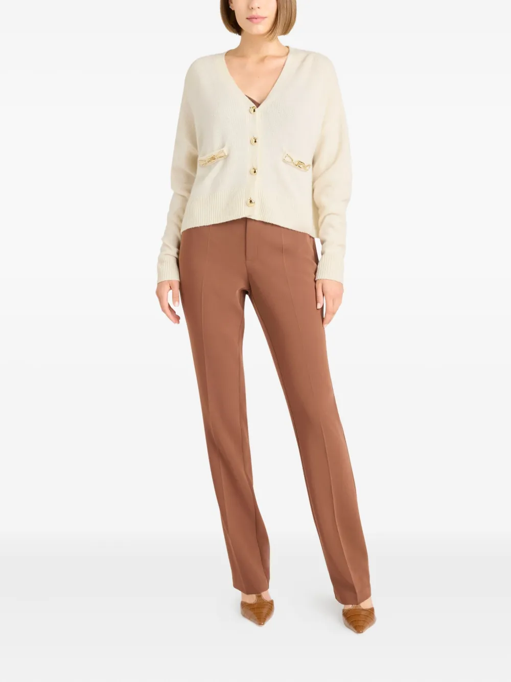 Cinq A Sept chain-embellished buttoned cardigan | Cardigans | Image 2