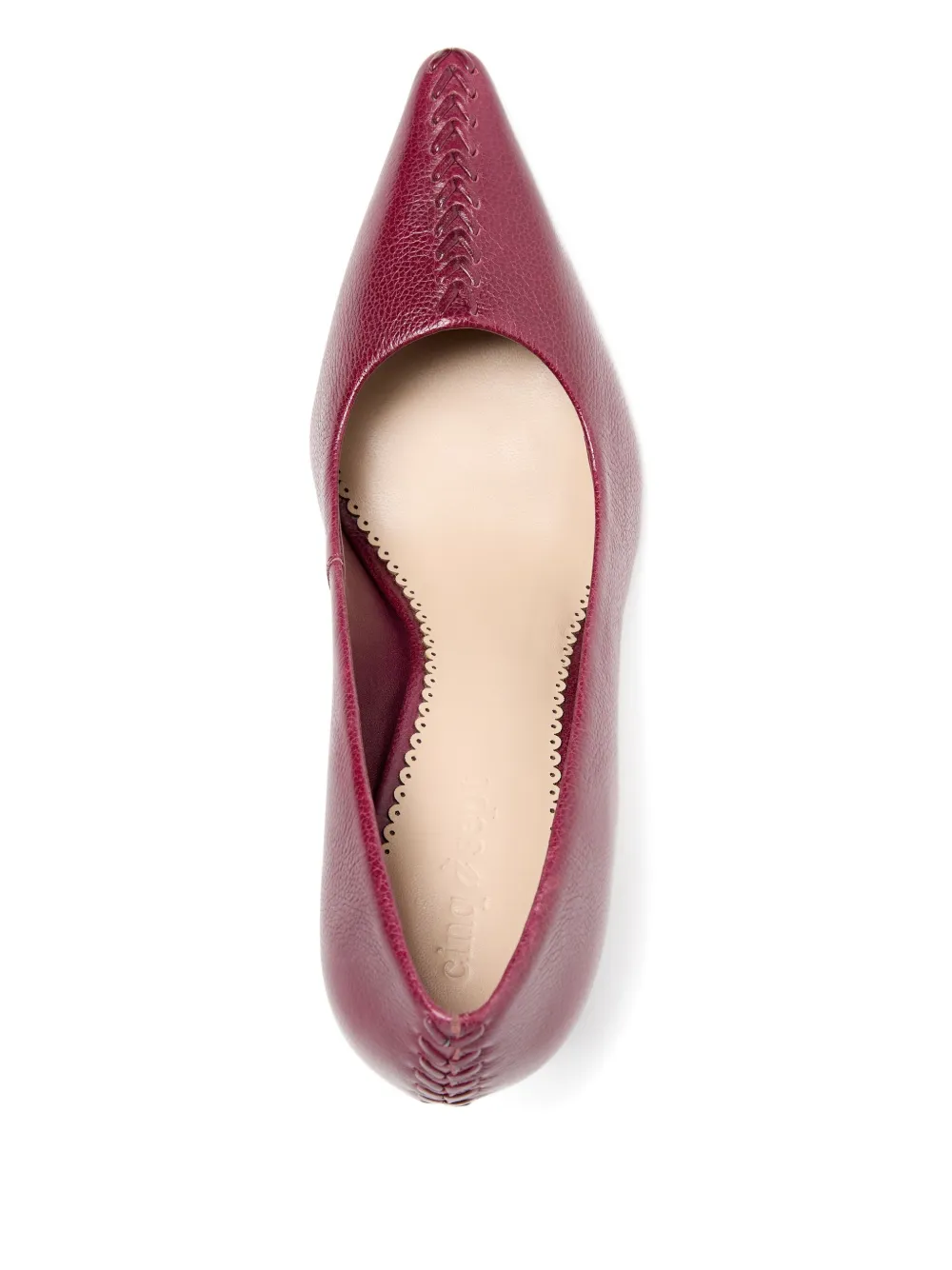  Cinq A Sept 85mm Giselle Pumps - Red 