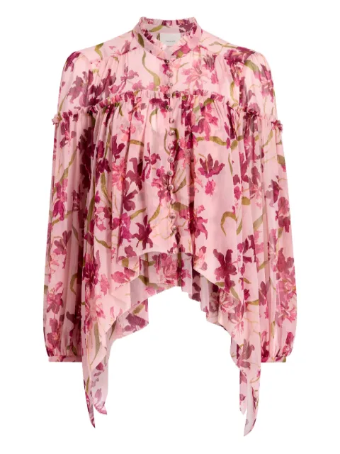 Cinq A Sept Danny ruffled blouse