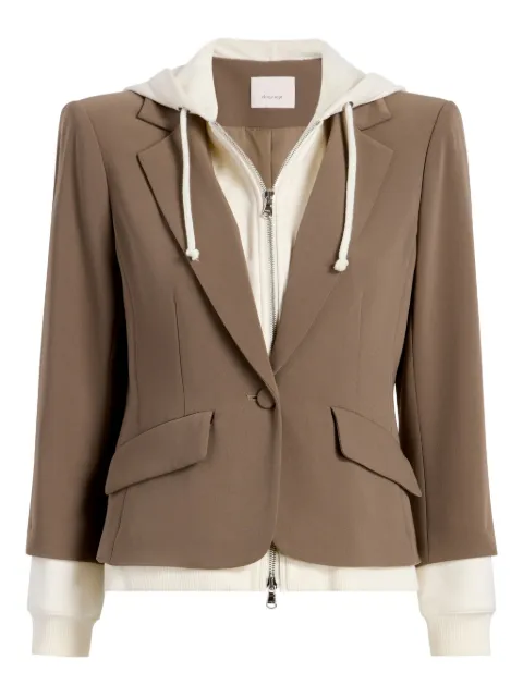 Cinq A Sept hooded single-breasted blazer