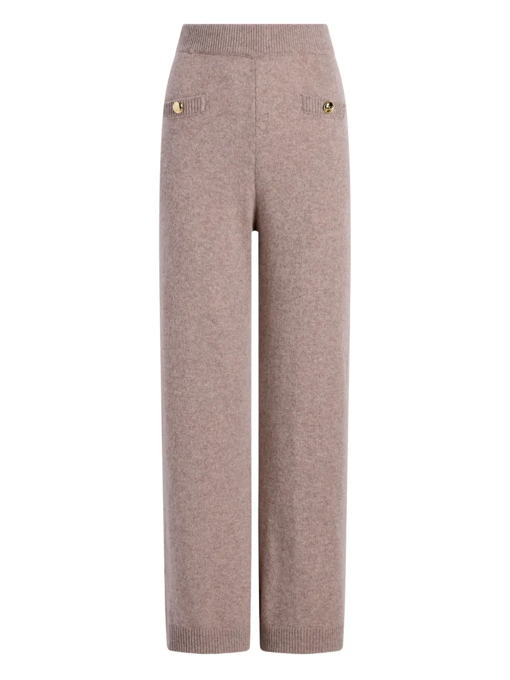 Cinq À Sept Cosmin Button-detail Trousers In Neutral