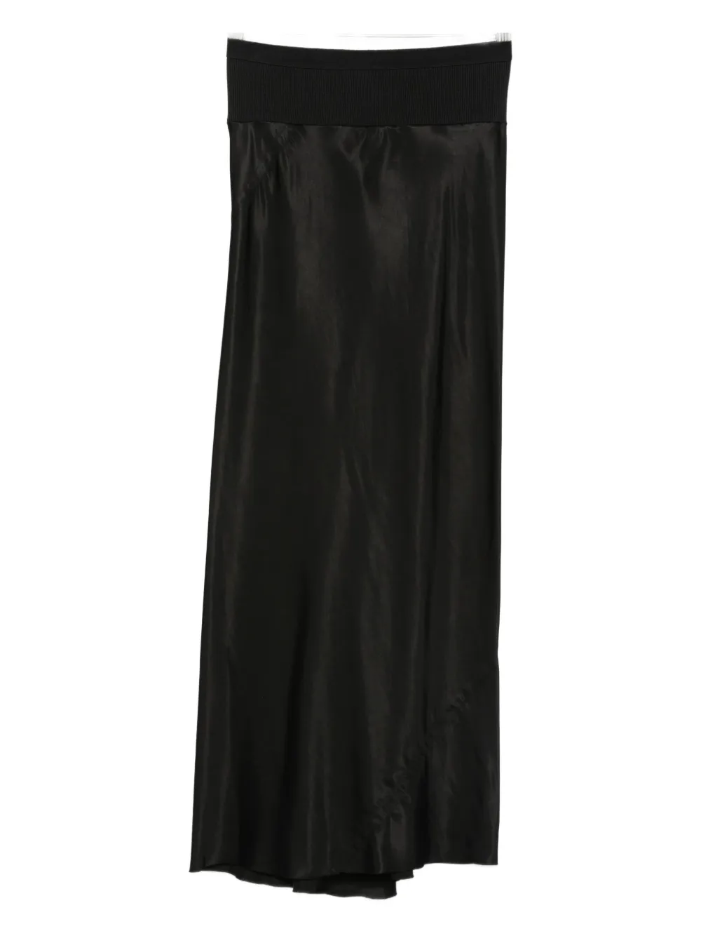 Rick Owens bias-cut skirt Zwart