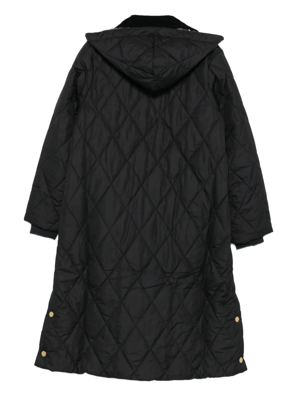 Barbour Gewatteerde jas Zwart