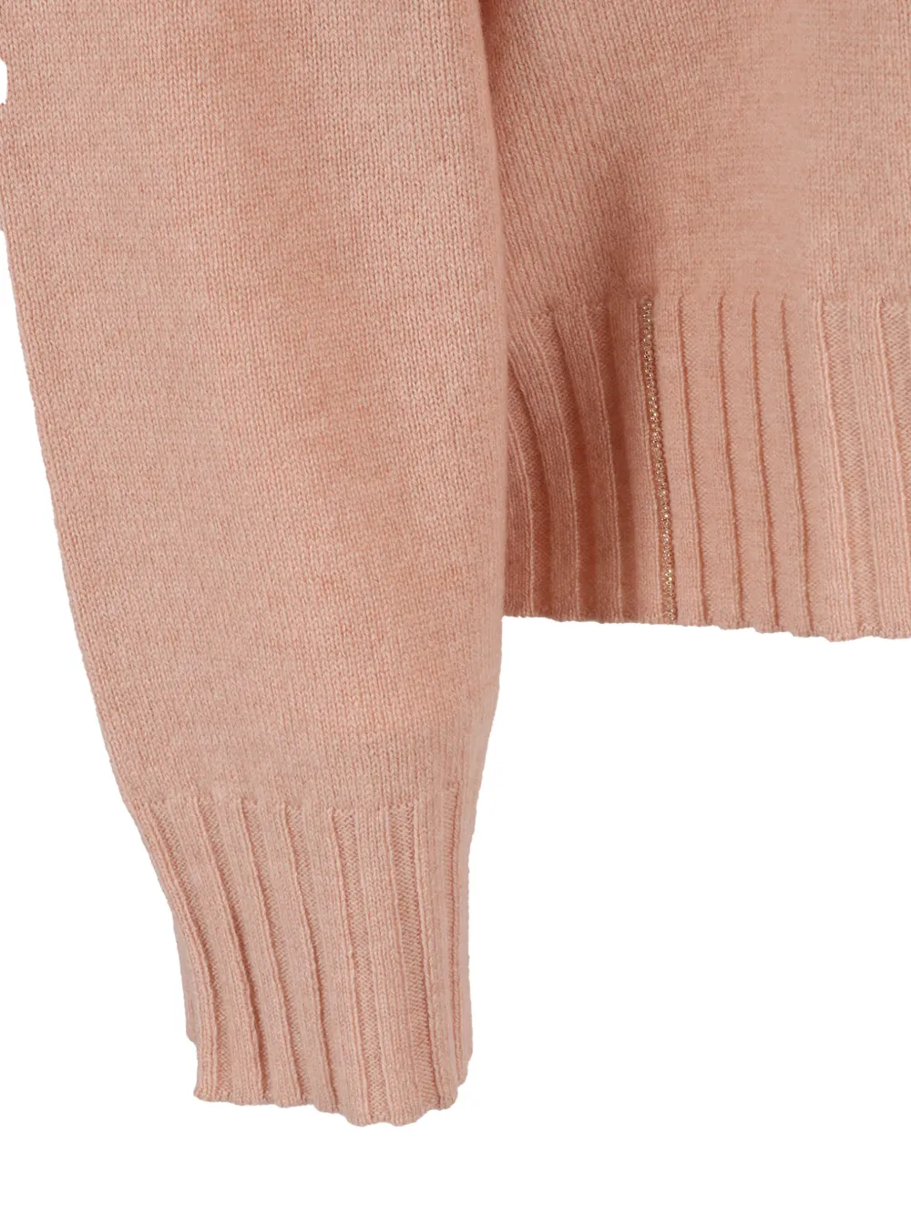 Fabiana Filippi V-neck embellished sweater Roze