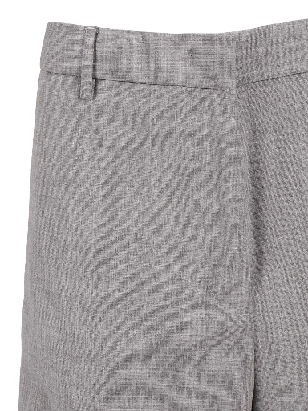 Fabiana Filippi Wide-leg Ankle-length Trousers In Gray