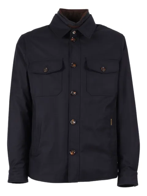 Moorer Duino button-fastening shirt jacket