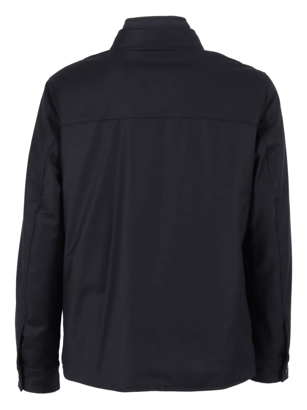 Moorer Duino button-fastening shirt jacket Blauw