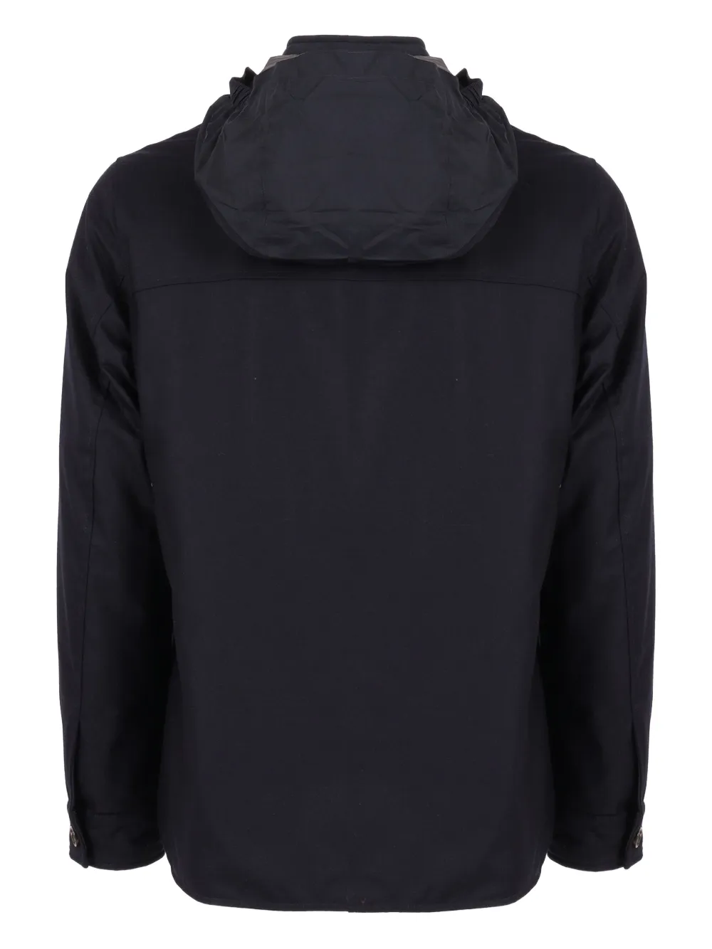 Moorer Duino button-fastening shirt jacket Blauw