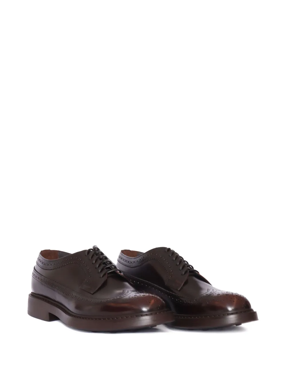Doucal's Leren derby schoenen Bruin
