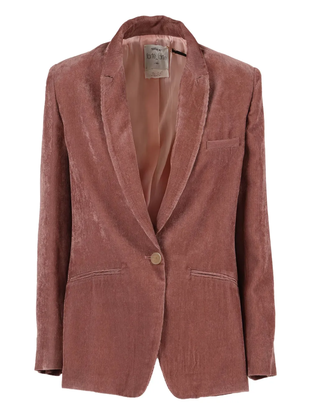 Forte Forte blazer con efecto de pana | rosado | Image 1