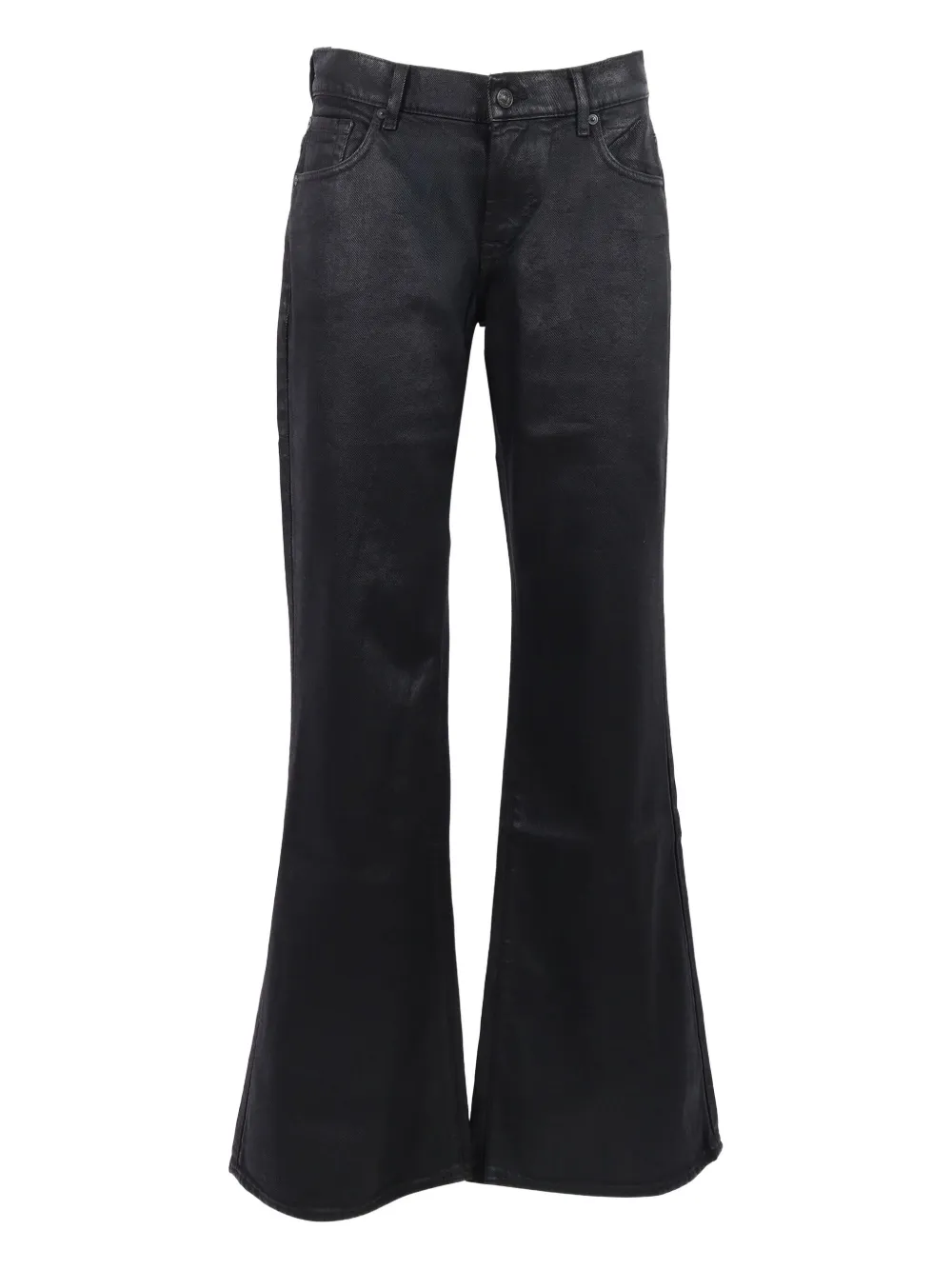 7 For All Mankind ファイブポケット フレアジーンズ - ブラック 7 For All Mankind ファイブポケット フレアジーンズ - ブラック