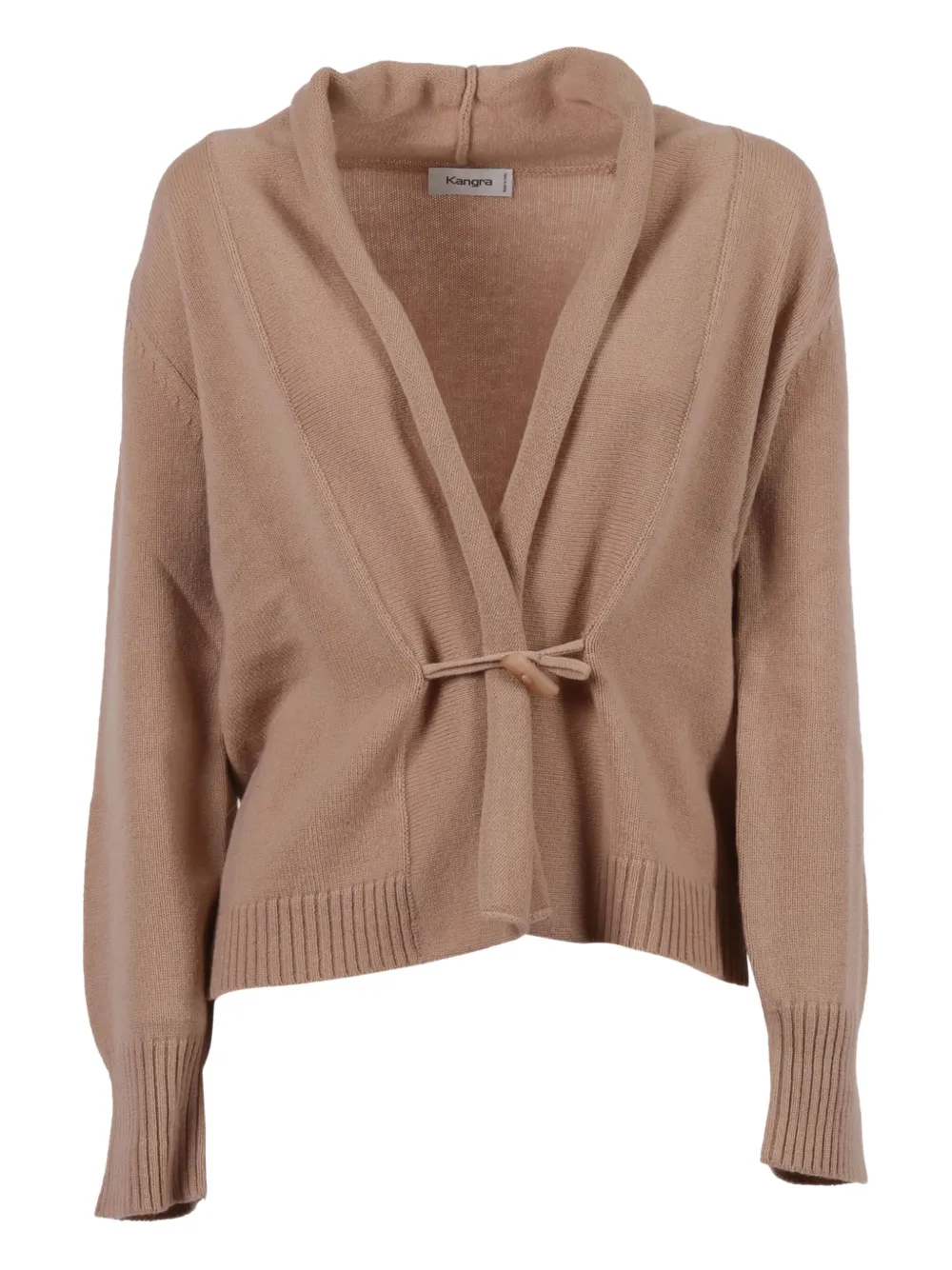 Kangra tie-fastening wool cardigan | Neutrals | Image 1