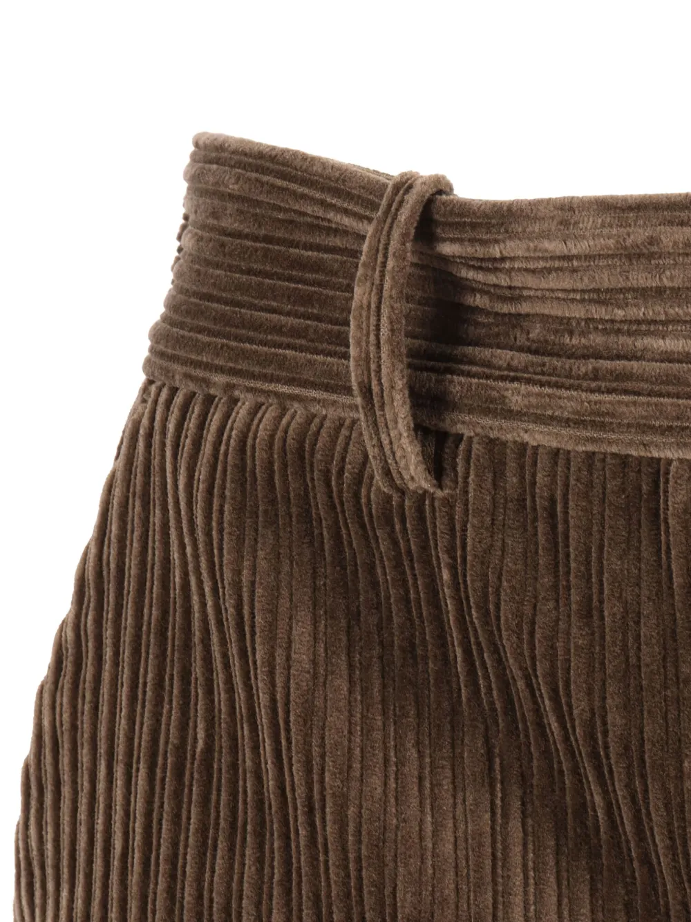 P.a.r.o.s.h Classic Brown Corduroy Shorts In Brown