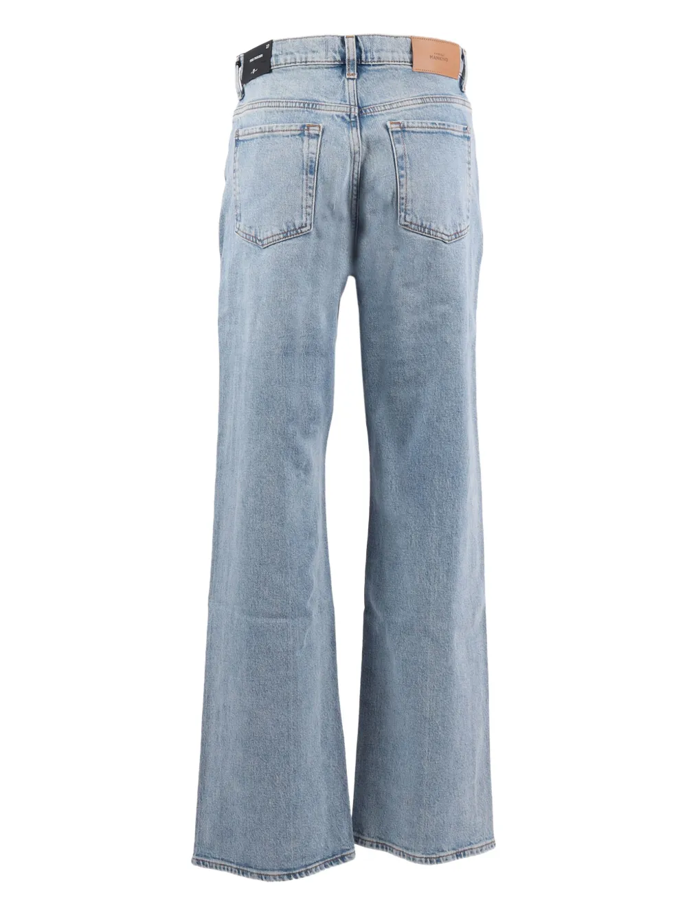 7 For All Mankind Logo-patch Jeans In Blue