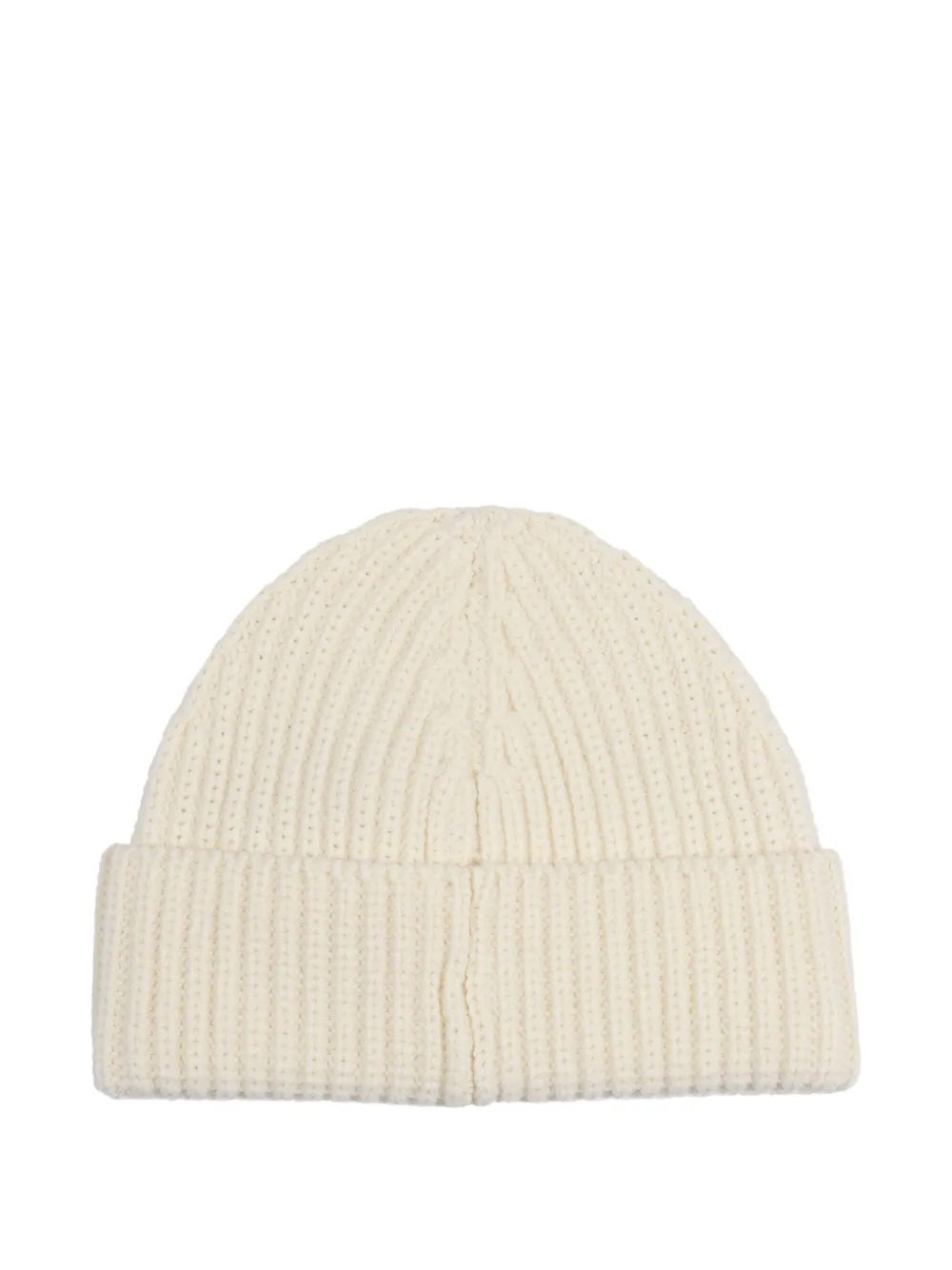 DONDUP KIDS logo-patch beanie hat - Beige