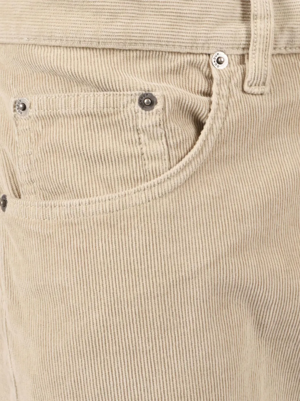 DONDUP KIDS Ribfluwelen broek Beige