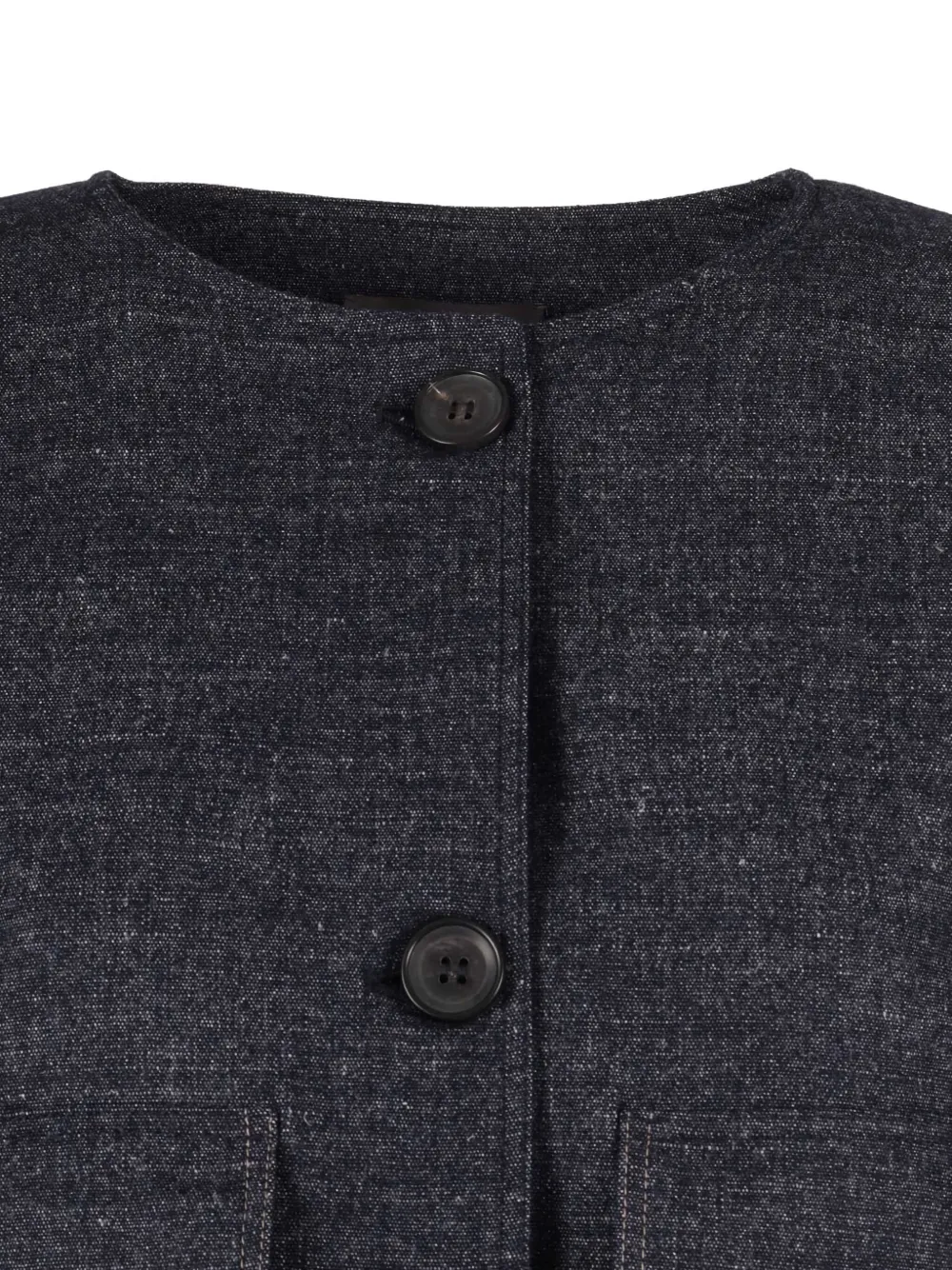 Lorena Antoniazzi Button Patch-pocket Jacket In Gray