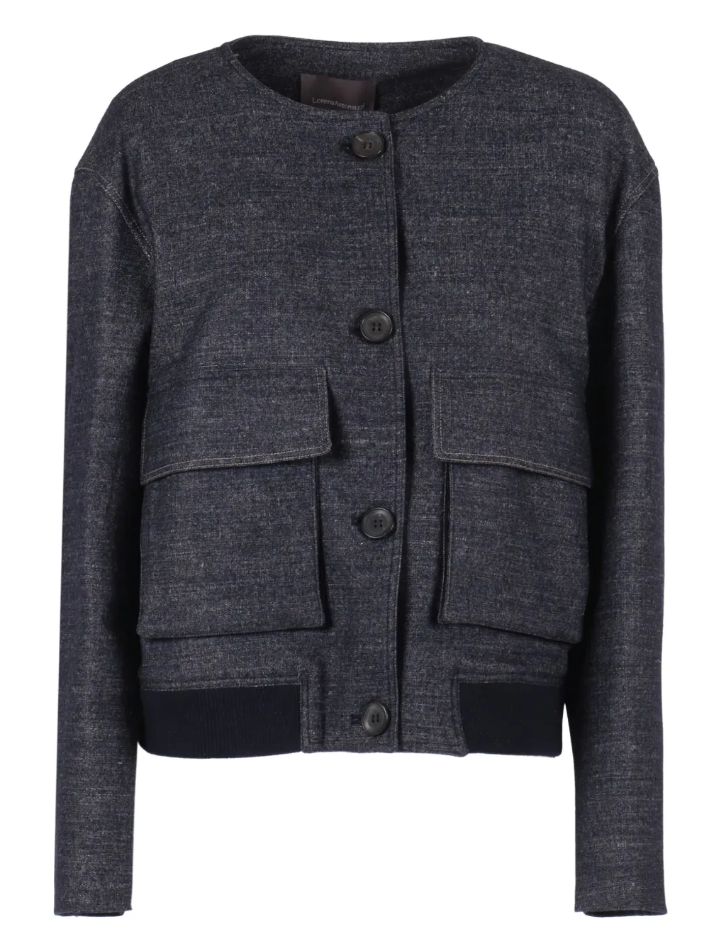 Lorena Antoniazzi button patch-pocket jacket | Blue | Image 1