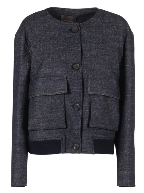 Lorena Antoniazzi button patch-pocket jacket