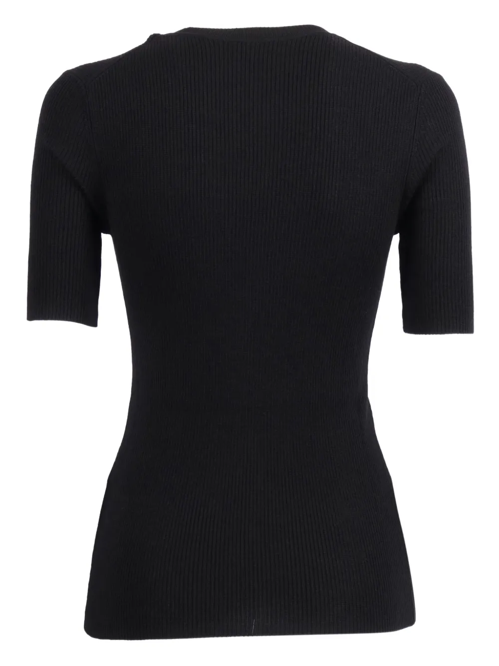 P.A.R.O.S.H. ribbed short-sleeve top - Grijs