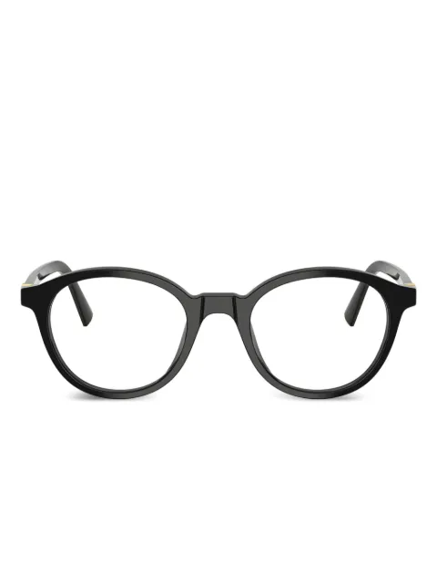 Miu Miu Eyewear lentes con detalle dorado
