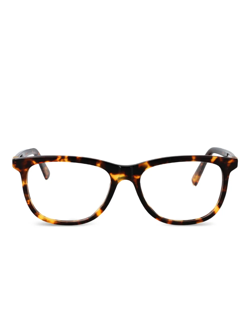 Miu Eyewear tortoiseshell round-frame glasses Bruin