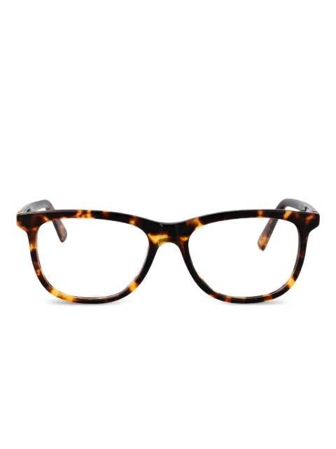 Miu Miu Eyewear lentes con armazón redonda estilo carey