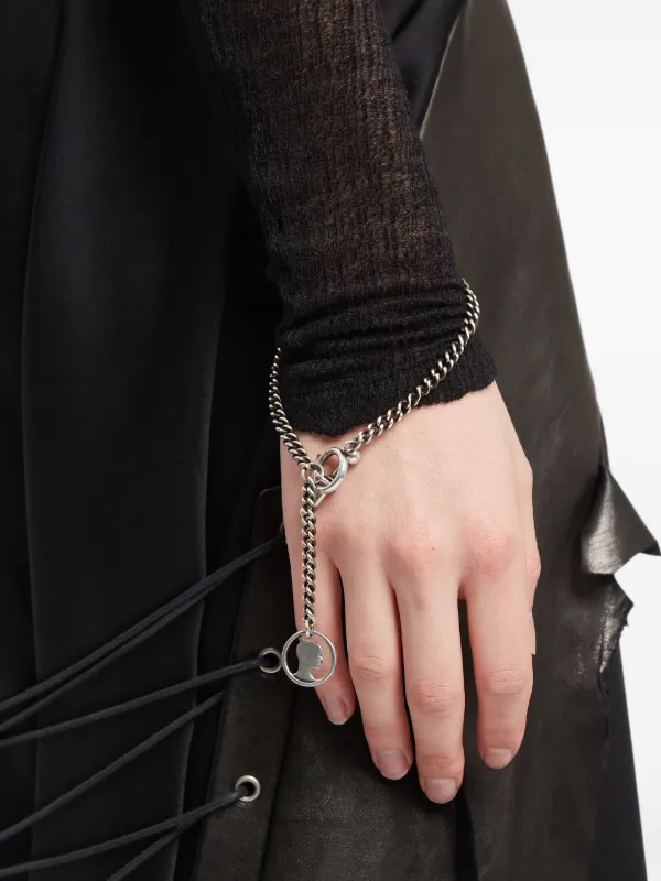 Ann Demeulemeester Damy Coin Bracelet | Silver | FARFETCH GE