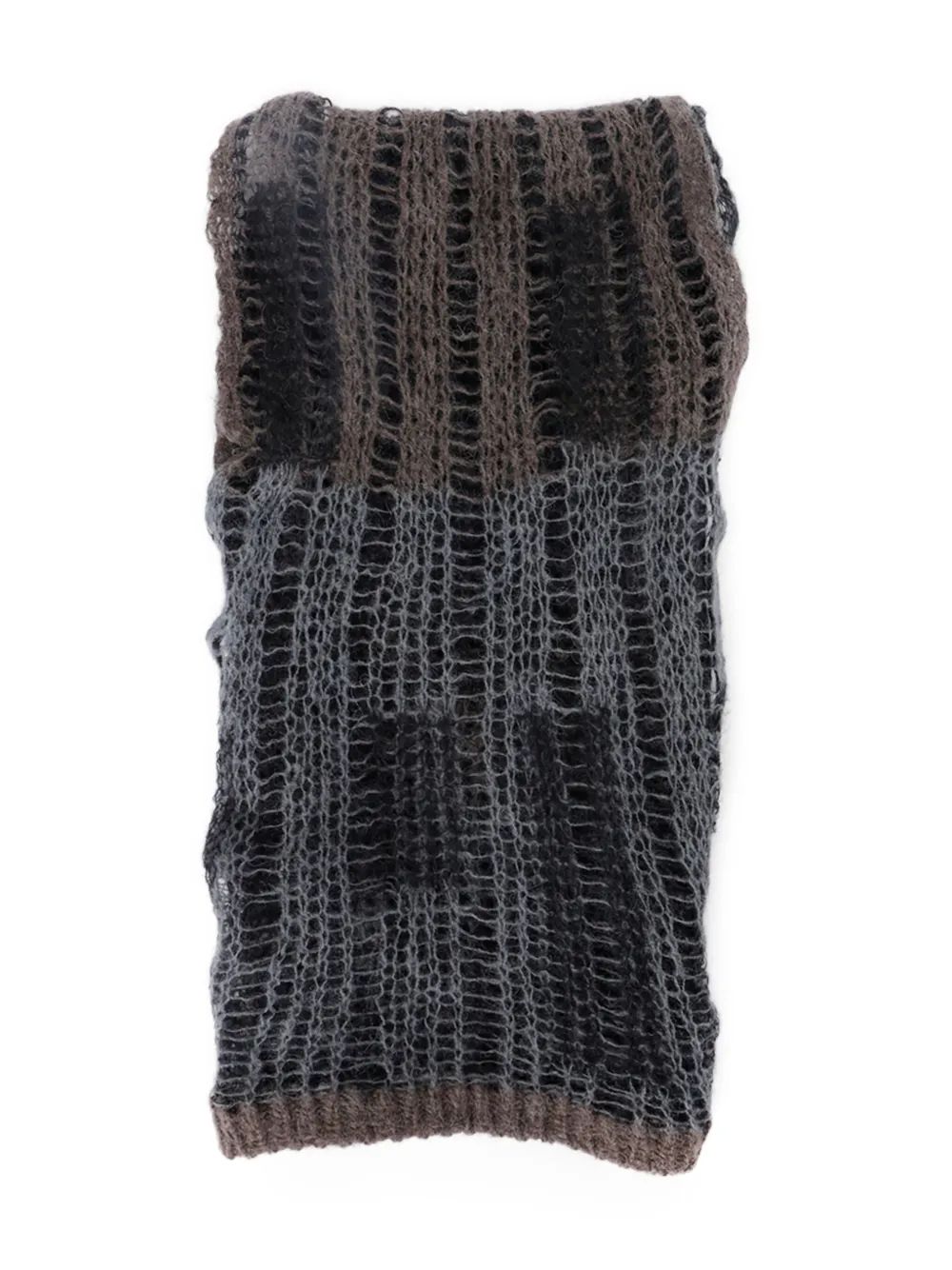 Ann Demeulemeester Ajoure scarf | Grey | Image 1