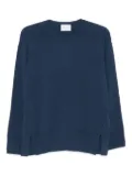 be you side-split cashmere sweater - Blue