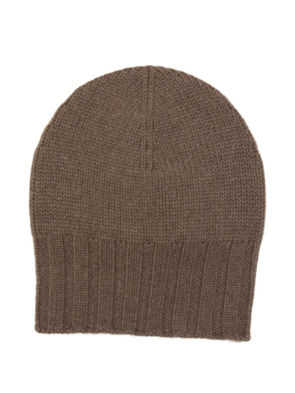 Beyou Ribbed Beanie In Brown