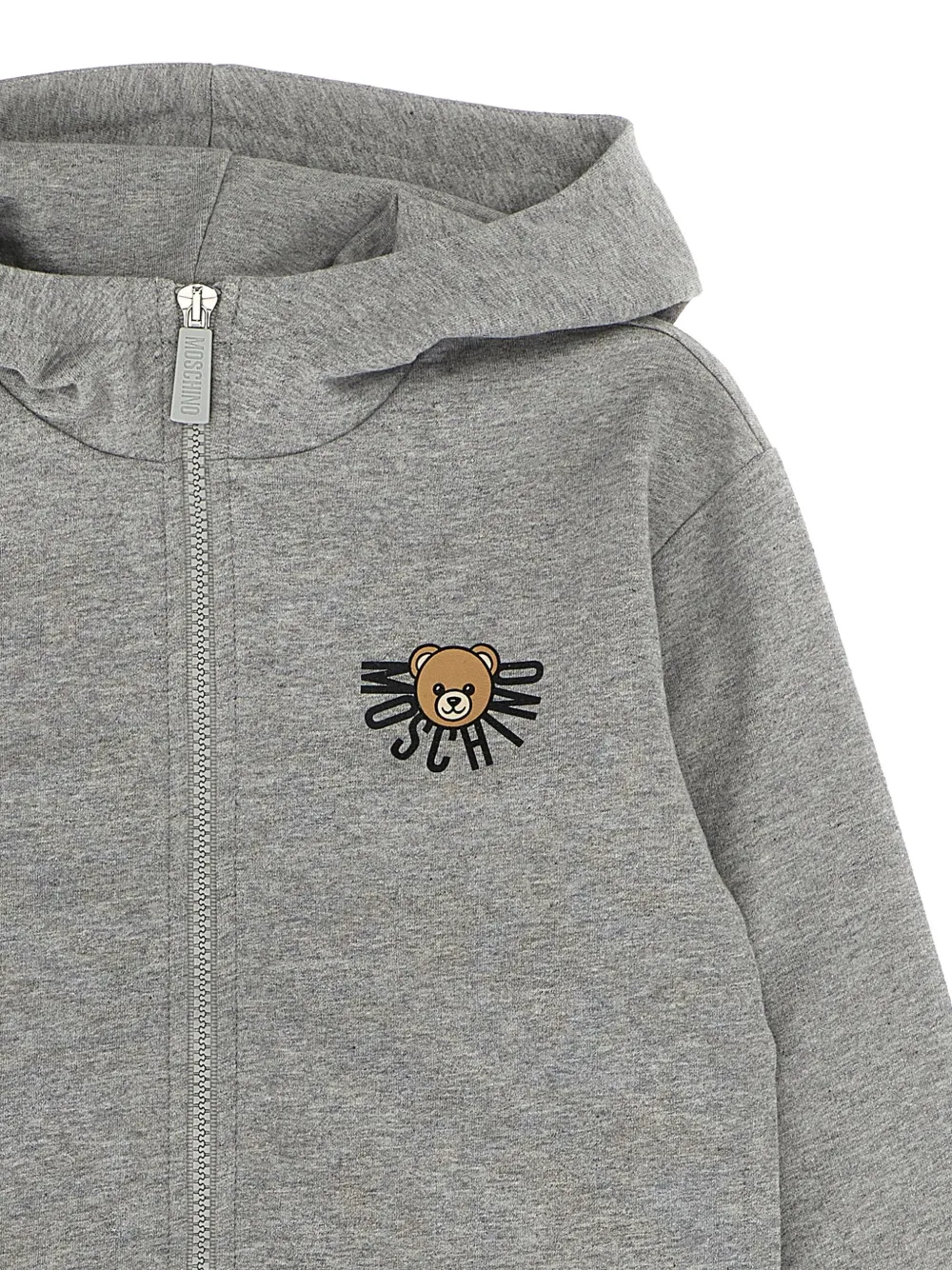 Moschino Kids teddy bear fleece tracksuit Grijs