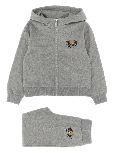 Moschino Kids teddy bear fleece tracksuit