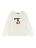 Moschino Kids teddy-bear heart T-shirt - White