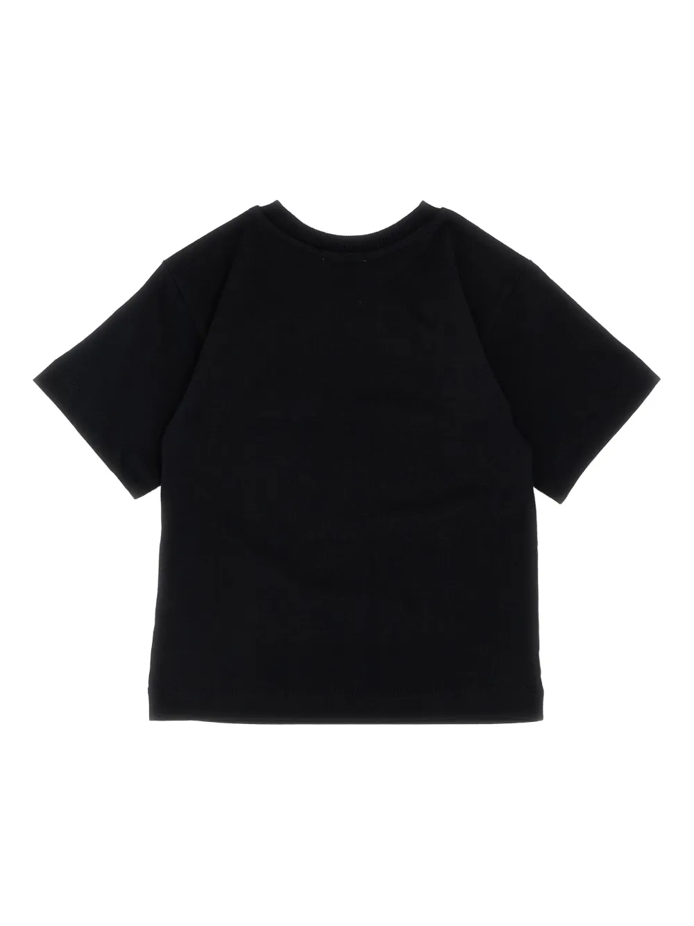 Moschino Kids teddy-print cotton T-shirt Zwart