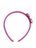 Ferragamo bow-embellished headband - Pink