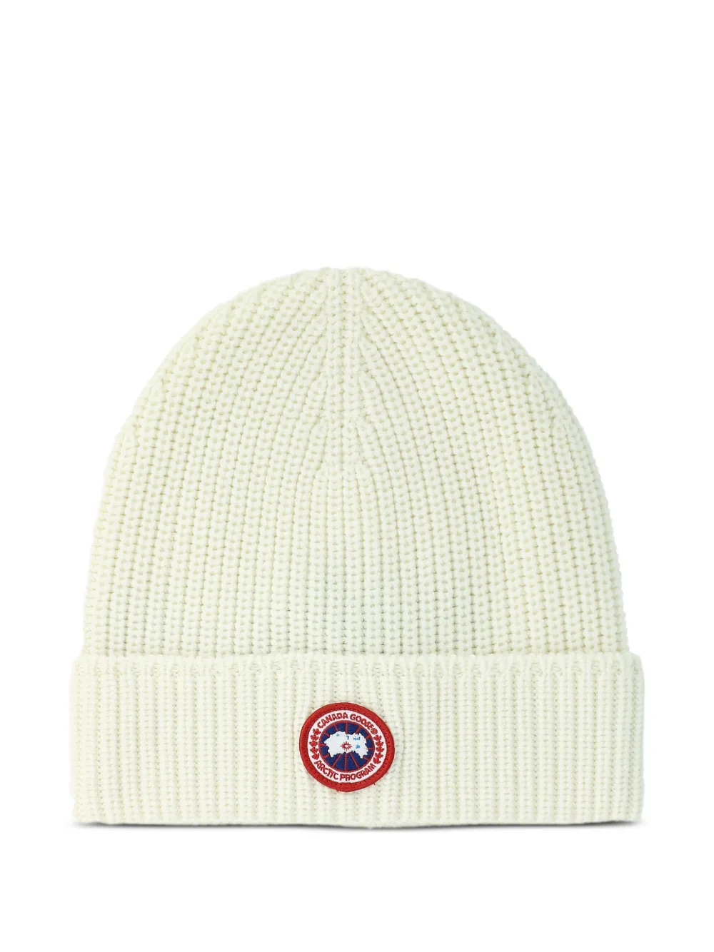 Canada Goose Ribgebreide muts Beige