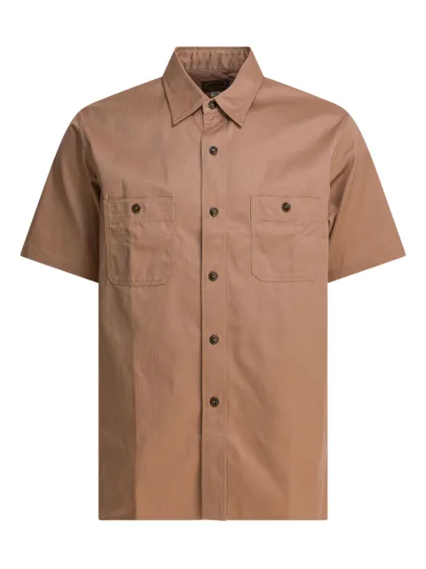 Buzz Ricksons buttoned-pocket cotton shirt