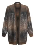 LIU JO Longline cardigan - Brown