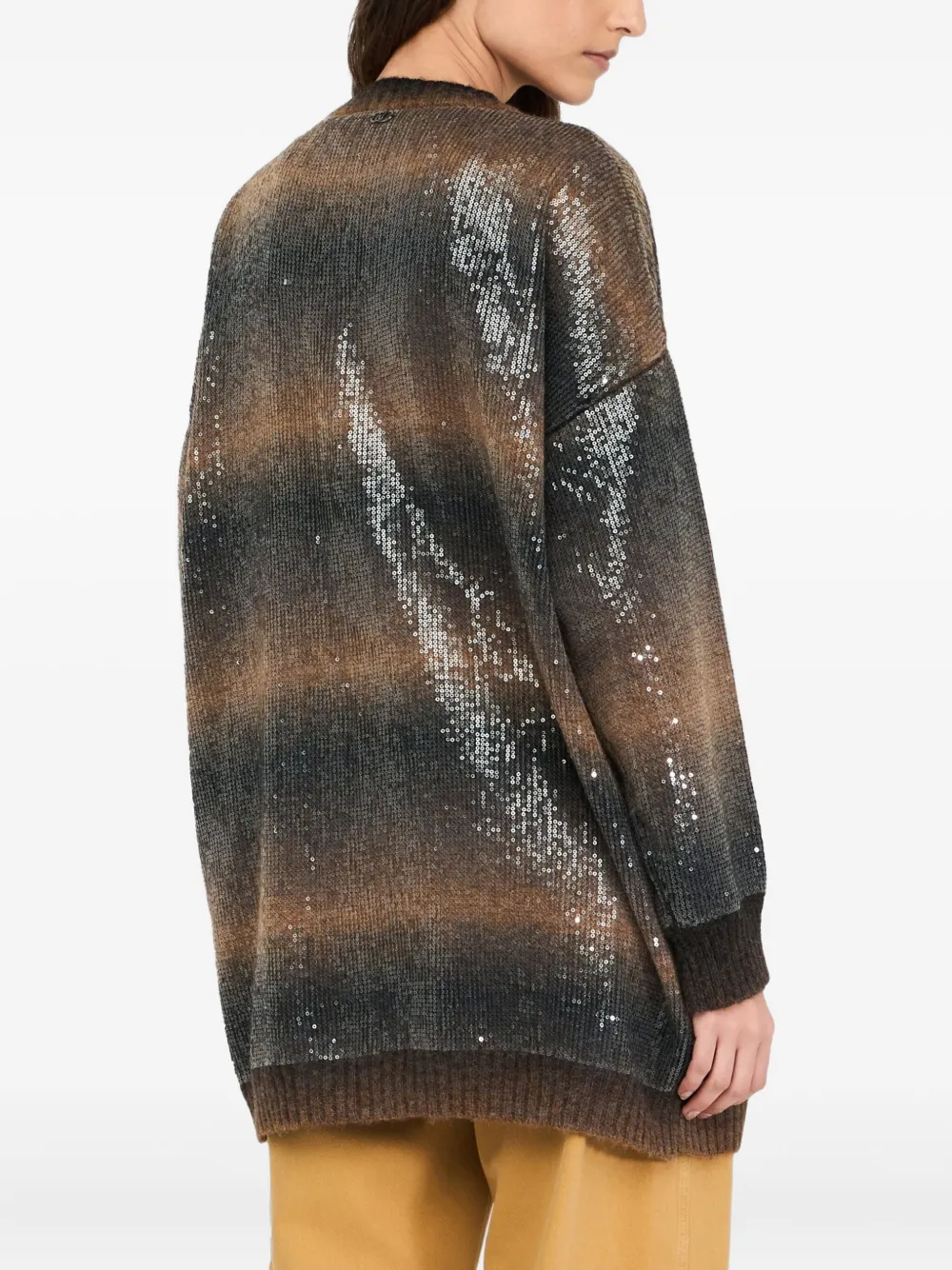 LIU JO Longline vest Bruin