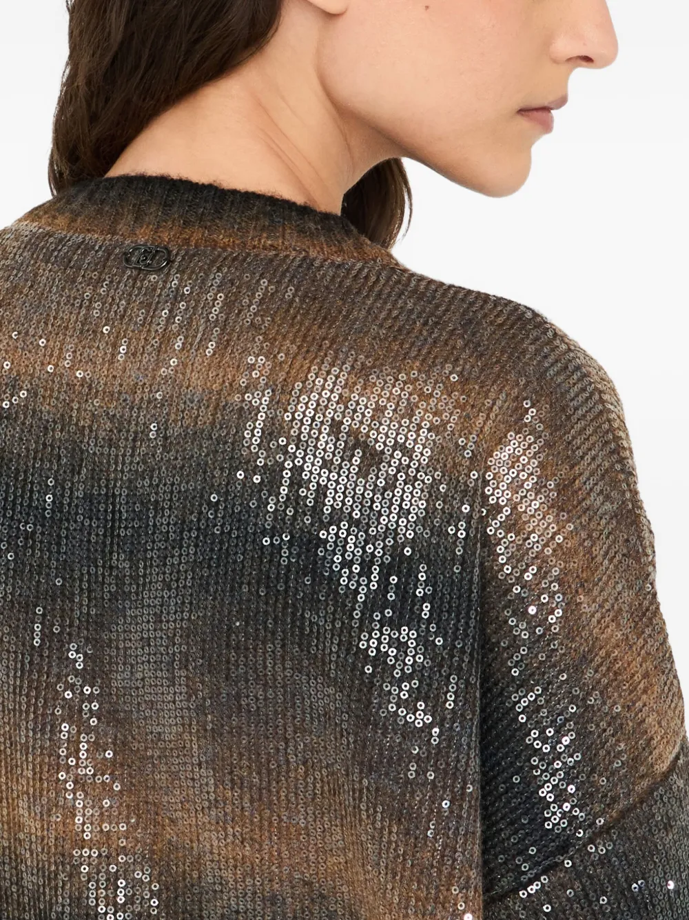 LIU JO Longline vest Bruin