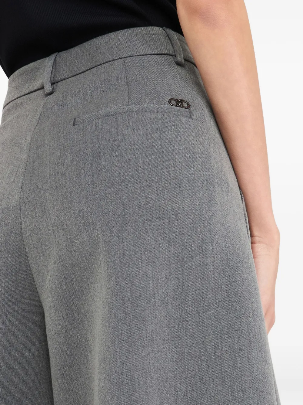 LIU JO Geplooide shorts Grijs