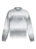 LIU JO ombre sequin sweater - Grey