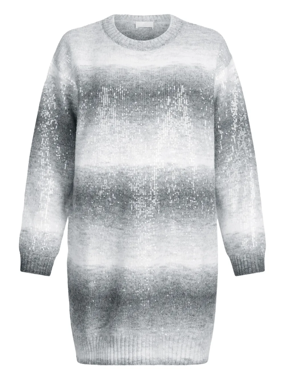 LIU JO Ombre jurk met pailletten Grijs