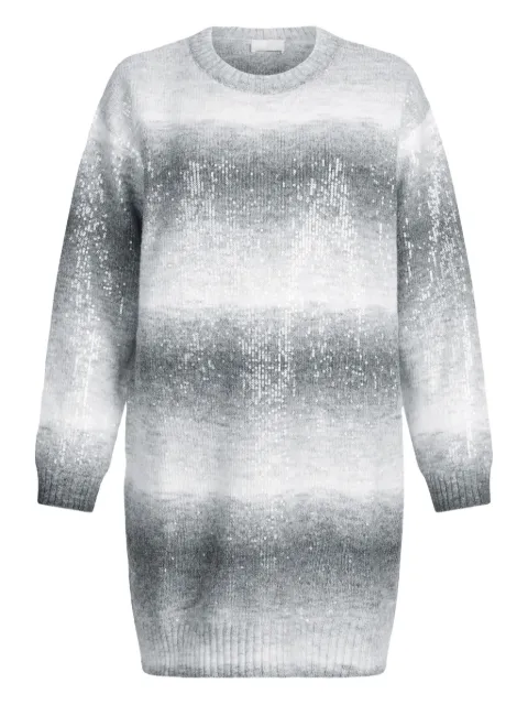 LIU JO ombre sequin knit dress