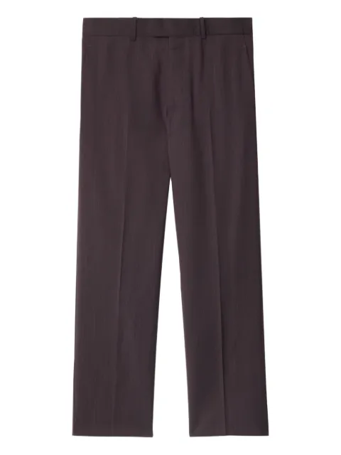 Burberry hook-and-button tailored trousers