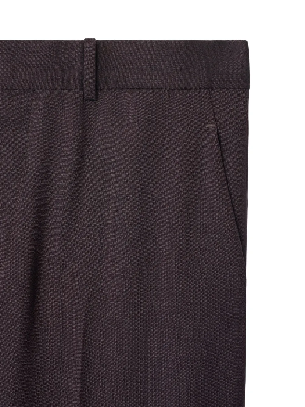 Burberry Pantalon met haak en knoop - Rood