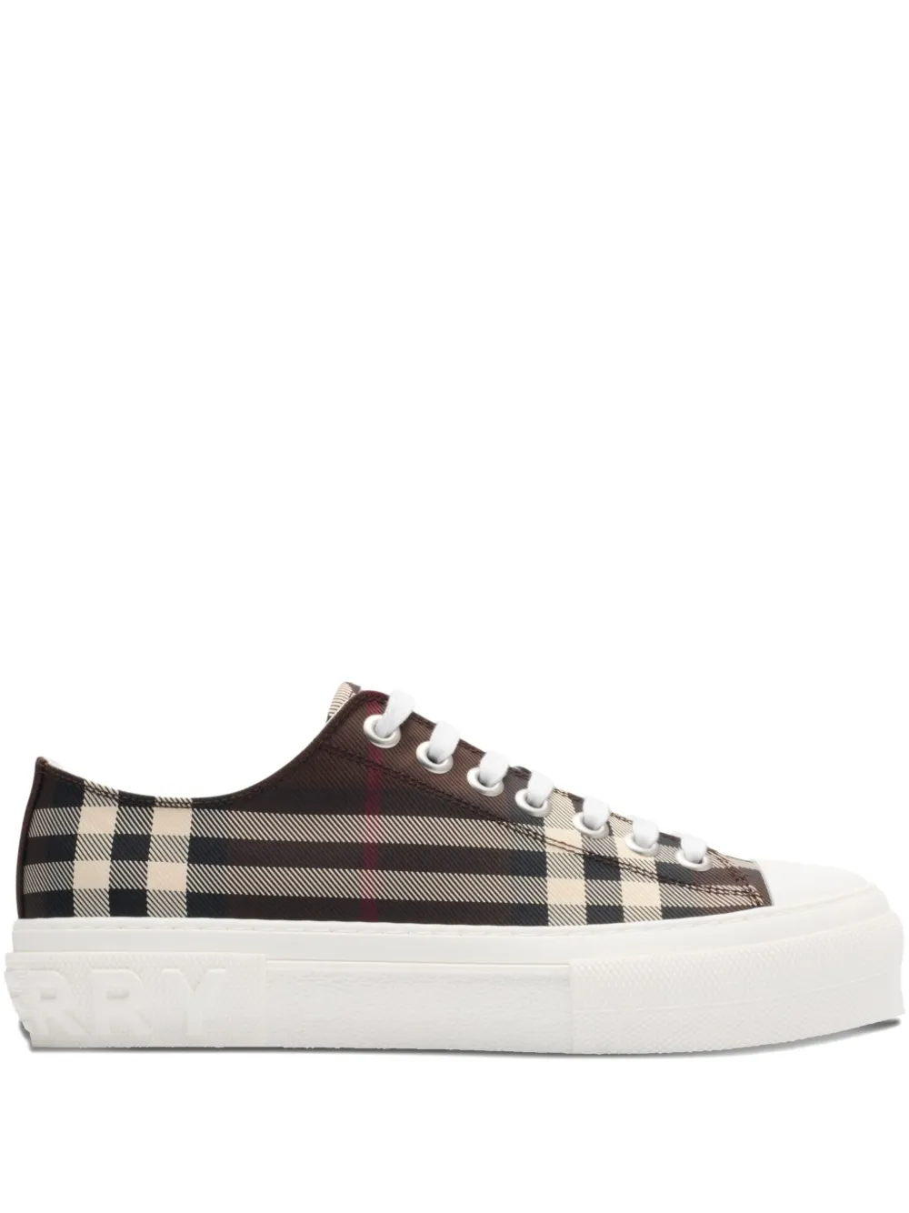 Burberry check-pattern low-top sneakers Brown
